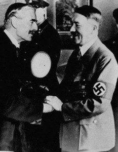 Meeting of Chamberlain and Hitler